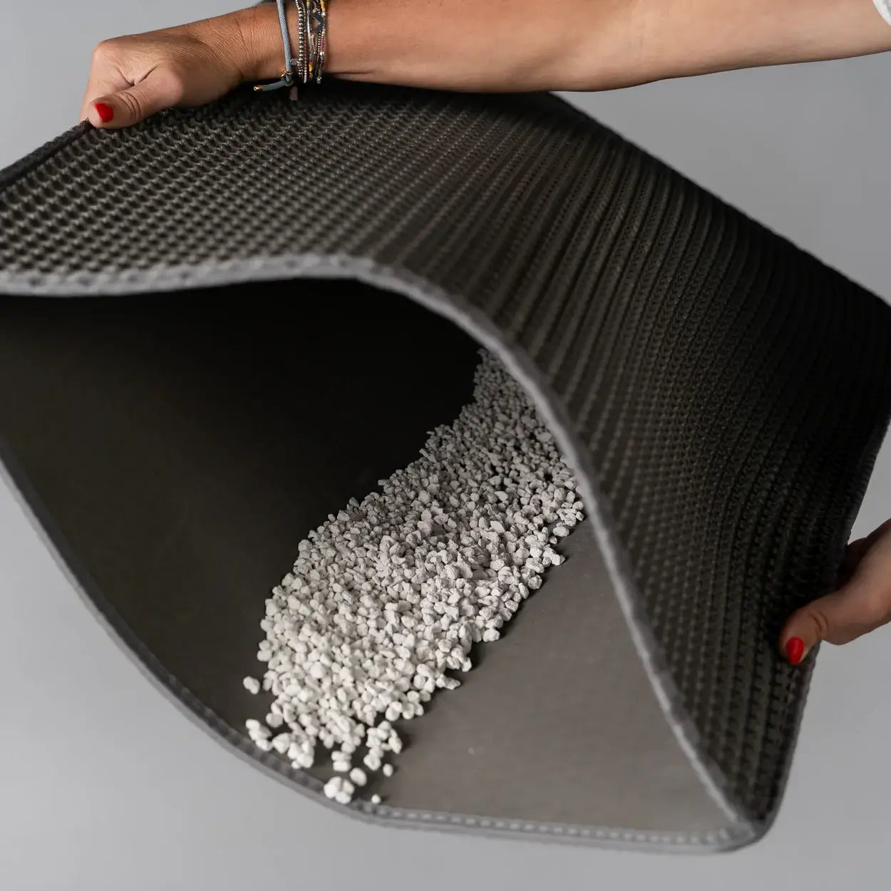 Waschbare Katzenstreumatte – einfach zu reinigen durch faltbares Design
