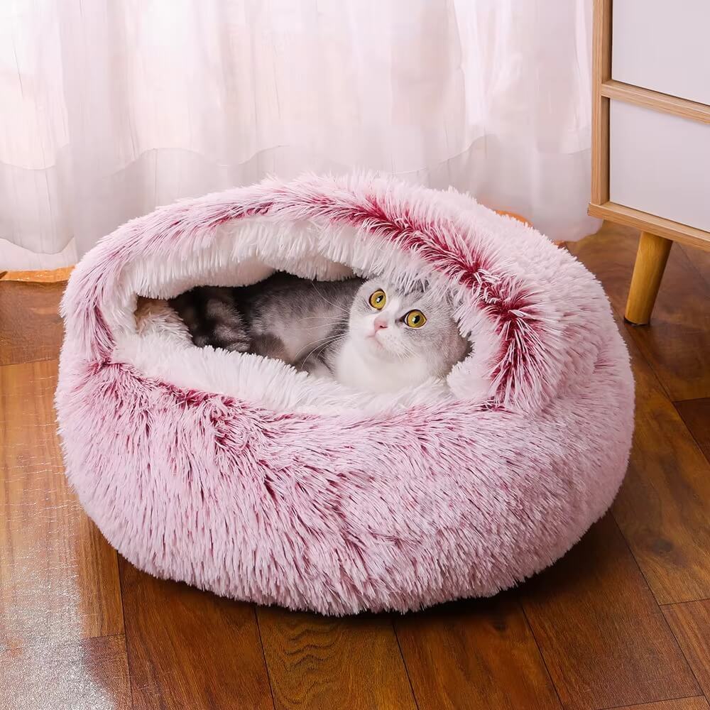KATLAND™ 2 in 1 Pluizig kattenbed